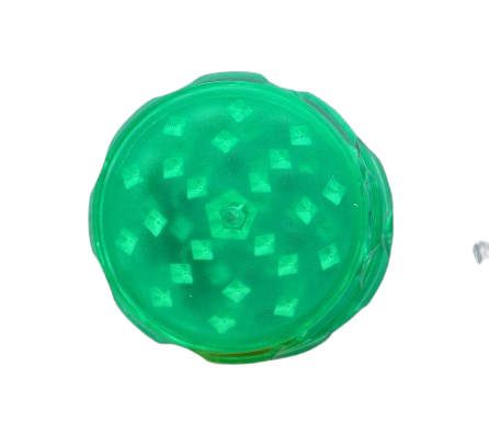 Elegancki Plastikowy Młynek do Suszu CBD Tytoniu 4-Częściowy Zielony na Arena.pl