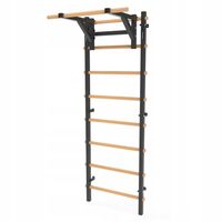 DRABINKA GIMNASTYCZNA metal-drewno z drążkiem do podciągania ENDORFIT