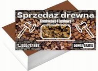 Wizytówki firmowe 100szt WIELE WZORÓW do wyboru SPRZEDAŻ DREWNA