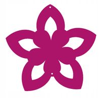 K2 Zawieszka KWIAT wiosna dekor ozdoba ażurowa róż