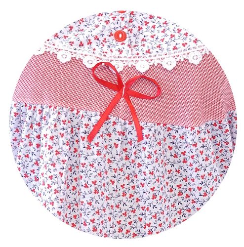 Koszula nocna damska z krótkim rękawem SENTINA bawełniana z haftem/koronką na Arena.pl