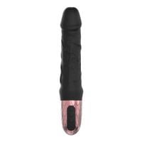 Power Escorts - Driller De Luxe Black - 21 Cm / 8.2 Inch Fat Silicone Rea