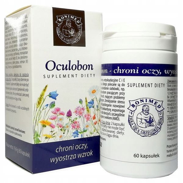 BONIMED OCULOBON CHRONI OCZY 60kaps. zdjęcie 4