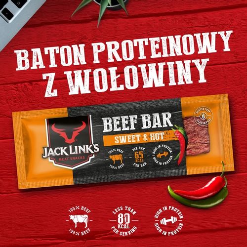 Baton proteinowy Jack Link's Beef Bar 5x Original 5x SweetHot na Arena.pl