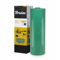 BRADAS Folia do sianokiszonki SILAGE WRAP FOIL 0,75x1800m - zielona