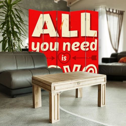 Parawan ozdobny, Love 180x150 na Arena.pl