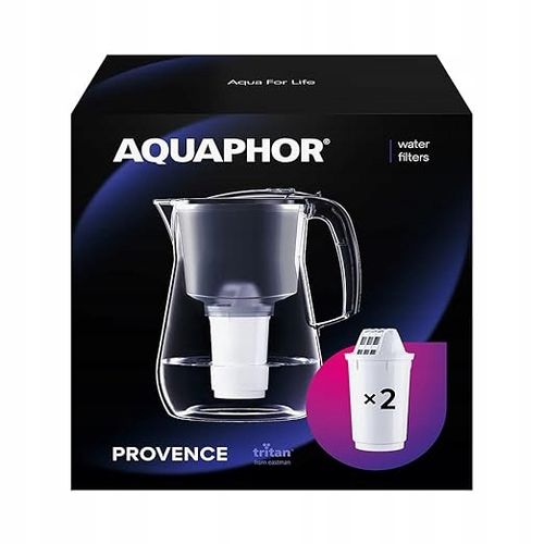Dzbanek filrujący Aquaphor Provence 4.2 l z 2 wkładami. A5, czarny na Arena.pl