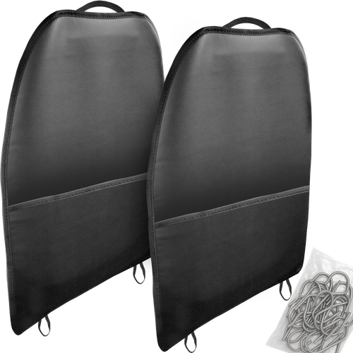 2X OSŁONA NA TYŁ FOTELA Z KIESZENIĄ MATA NIEPRZEMAKALNA OCHRANIACZ POKROWIE na Arena.pl