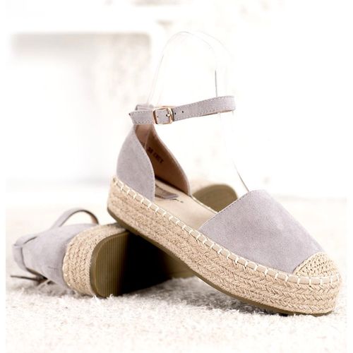 Szare Espadryle Na Platformie r.38 na Arena.pl