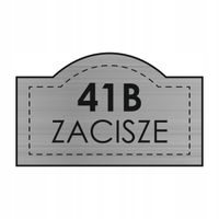 TABLICZKA TABLICA GRAWEROWANA ADRESOWA laminat grawerski nierdzewna