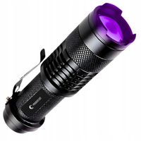 MOCNA LATARKA UV DO BURSZTYNÓW KLIMY LED 395nm