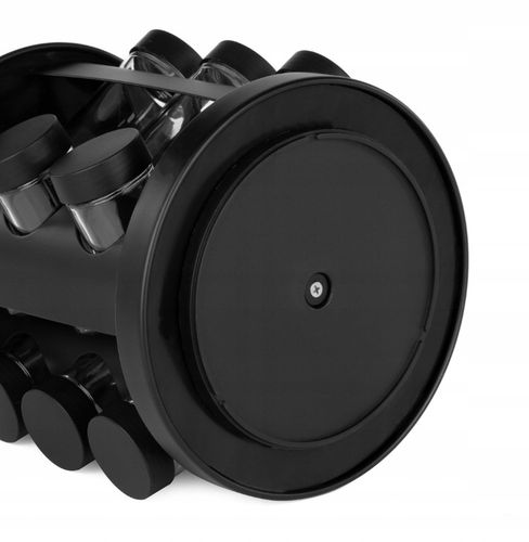 STOJAK NA PRZYPRAWY ORGANIZER 20 SZKLANE SŁOICZKI POJEMNIKI + NAKLEJKI na Arena.pl