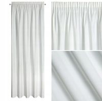 Zasłona Velvet Welur Welwet taśma 140X270 Biała