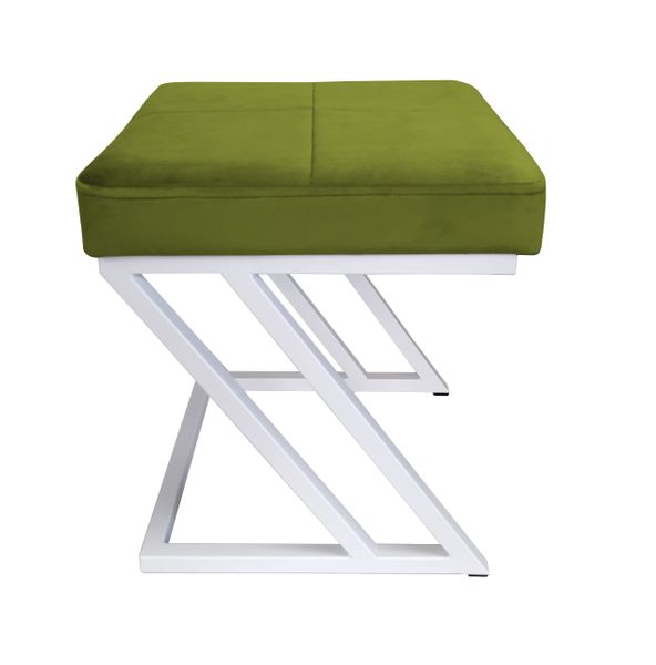 Pufa ZETA LOFT taboret podnóżek podstawa biała BL75 zdjęcie 2