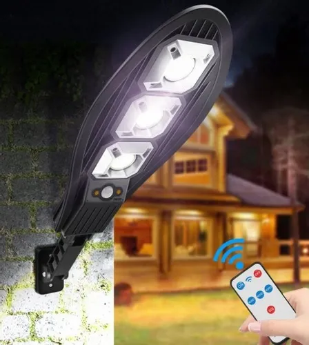 Lampa solarna LED 180W Latarnia uliczna z czujnik + uchwyt + pilot na Arena.pl