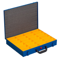 Kaseta metalowa 24 pojemniki - 440x355x66 mm