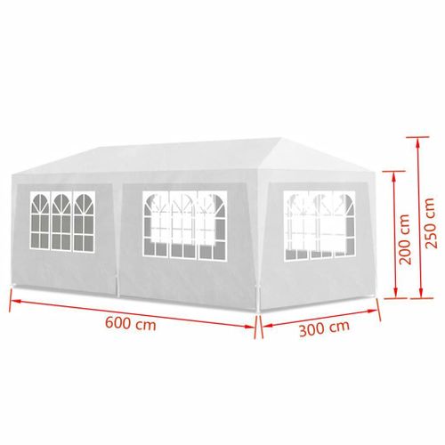Namiot Imprezowy, 3 X 6 M, Biały na Arena.pl