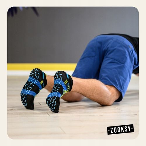 2x Skarpetki ABS Antypoślizgowe Damskie Sportowe Fitness Joga 41-46 ZOOKSY na Arena.pl