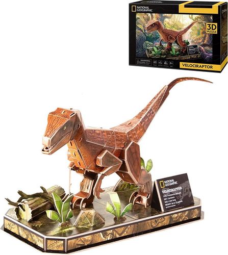 Puzzle 3D National Geographic Welociraptor 0534 na Arena.pl