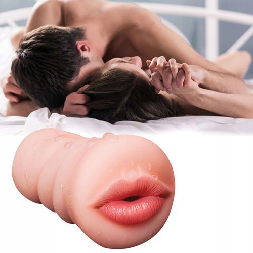 Masturbator do fellatio, z ponętnymi ustami. na Arena.pl