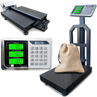 WAGA MAGAZYNOWA DO 150KG 40X50CM Z OPARCIEM TOWAROWA PLATFORMOWA NA MAGAZYN