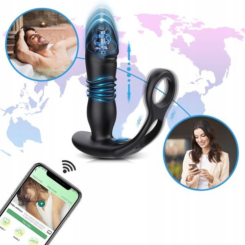 wibrator prostaty Męski masażer prostaty APP Pierścień wibrujący odbytu na Arena.pl
