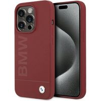 BMW BMHMP15LSLBLRE iPhone 15 Pro 6.1" czerwony/red hardcase Silicone Big