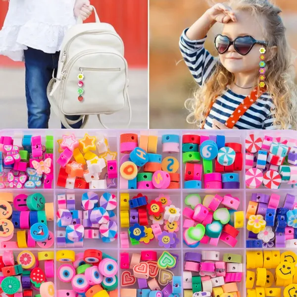 Zestaw do Robienia Bransoletek Naszyjników 300 el. zdjęcie 11