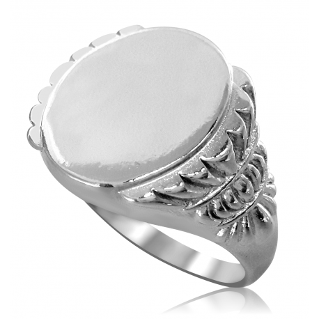 SREBRNY SYGNET Z ORNAMENTAMI PRÓBA SREBRA 925 GRAWER GRATIS na Arena.pl