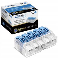 30 SZTUK SZYBKOZŁĄCZKA 5x 0,2-4mm2 32A SIMET SCL5 88000323S OTWIERANA