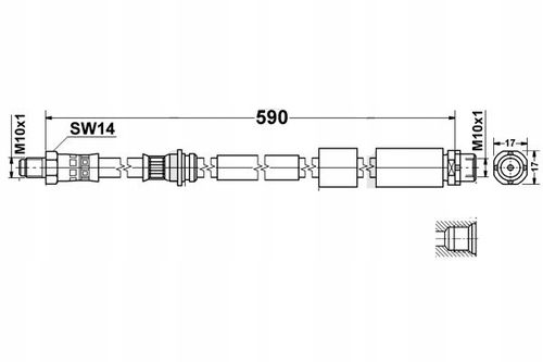 BMW F30 / F31 - Zestaw Przewodów Hamulcowych Teflonowych W Oplocie Stalowym na Arena.pl