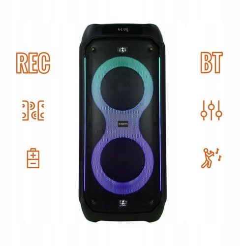 Głośnik Bluetooth Karaoke Power Audio Manta PALLAS mikrofon pilot 140W na Arena.pl