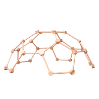 Plac zabaw Domowa kopuła wspinaczkowa XL - drewno