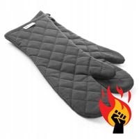 Rękawice Piekarnicze Kuchenne Ognioodporne HENDI Bawełniane 2 szt. L-38 cm