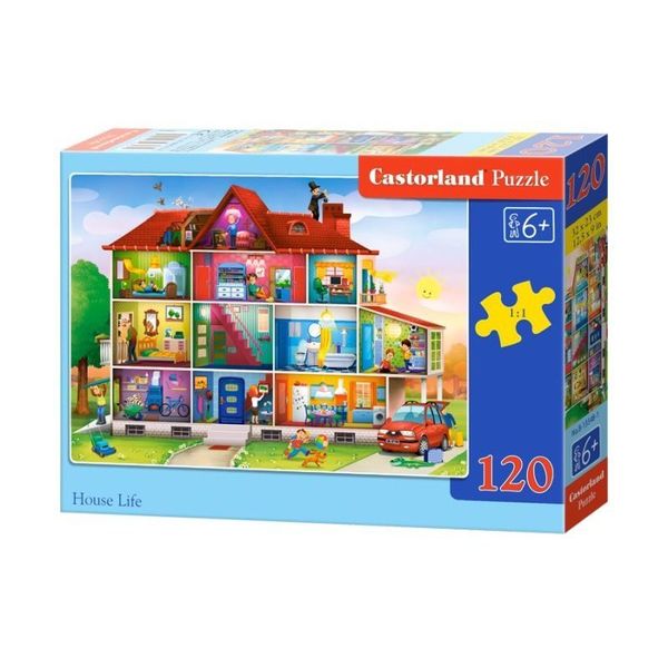 Puzzle 120el. house life zdjęcie 1