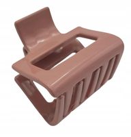 Spinka klamra plastikowa średnia 3,5x3,5cm różowa