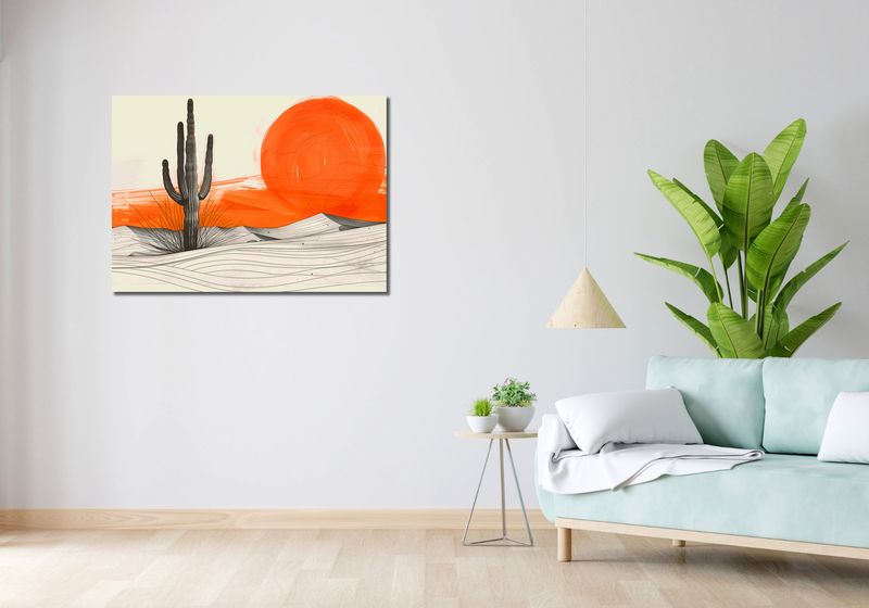 Obraz 100x70cm Kaktus Saguaro zdjęcie 2