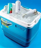 Lodówka turystyczna Pinnacle TPX 7006 25 L turkusowa, na biwak, piknik