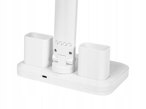 PODWÓJNA LAMPKA BIURKOWA LED Z WYŚWIETLACZEM ZEGAR DATA ORGANIZER TEMP na Arena.pl