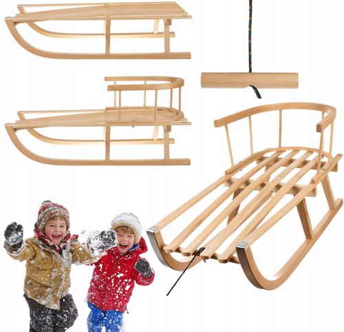 Sanki Drewniane PAKO 25217 na Arena.pl