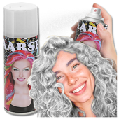 koloryzujący spray do włosów lakier biały brokat 250 ml