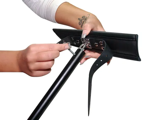 zado zestaw systemowy z mankietami do nog, rąk i szyi czarny na Arena.pl