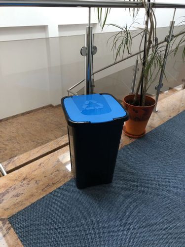Kosz do segregacji śmieci Sortix 50L papier niebieski na Arena.pl