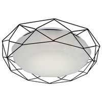 Sufitowa lampa druciana Sven LED 24W efekt gwiazd czarna biała