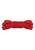 Miękka Lina Do Krępowania - Ouch! Japanese Mini Rope Red 1,5 M