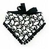 Bandanka na Halloween Duszki Psiakrew L