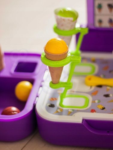 SKLEP LODZIARNIA 3w1 KUCHNIA WALIZKA LODY ZESTAW CUKIERNIA SŁODKOŚCI WOOPIE na Arena.pl