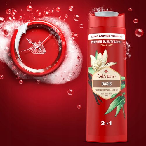 Old Spice Oasis Żel męski pod prysznic i szampon 3w1, 6 x 400ml na Arena.pl
