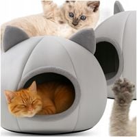 LEGOWISKO DOMEK DLA KOTA PSA MIĘKKIE PLUSZOWE POSŁANIE BUDKA +