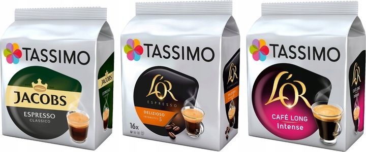 Tassimo Zestaw Espresso Delizioso Long Intense 48 kapsułek zdjęcie 1